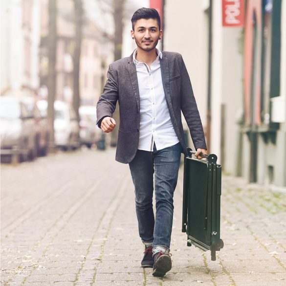 FlipChart Urban: fekete kartonos felület