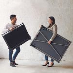 FlipChart Urban – black felt fabric