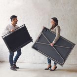 FlipChart Urban – black felt fabric