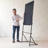 FlipChart Urban – black felt fabric