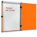 EuroTwin falitábla  filc - mandarin