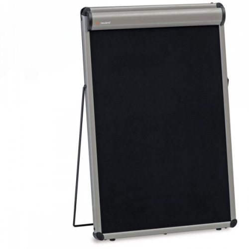 TableTop FlipChart: grey alu/black foam board