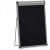 TableTop FlipChart: grey alu/black foam board