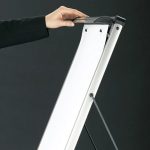 TableTop FlipChart XL black cardboard surface