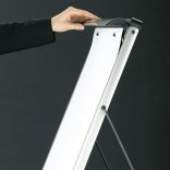 TableTop FlipChart XL black cardboard surface