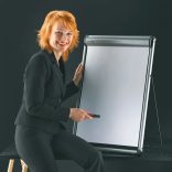 TableTop FlipChart XL black cardboard surface