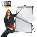 TableTop XL Flipchart tábla antracit filc borítás