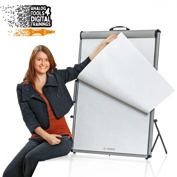 TableTop XL Flipchart tábla antracit filc borítás