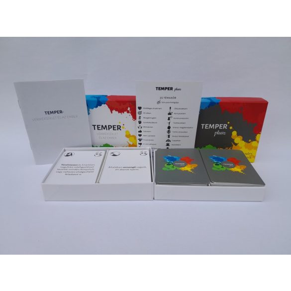 Temper kártyák csomagban - 2 fajta