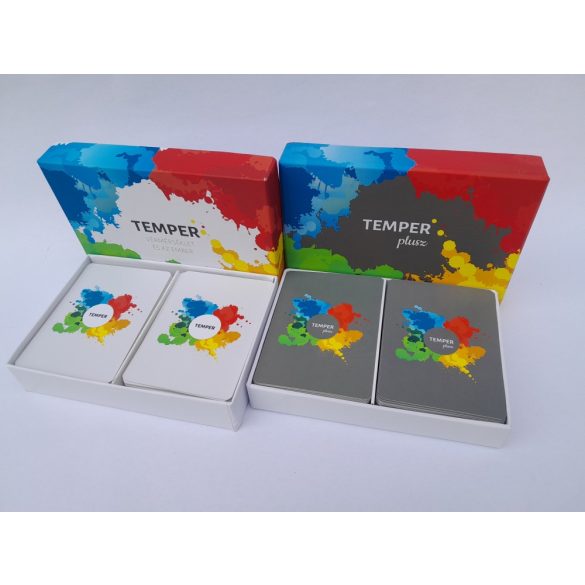 Temper kártyák csomagban - 2 fajta
