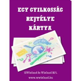 Egy gyilkosság rejtélye kártya