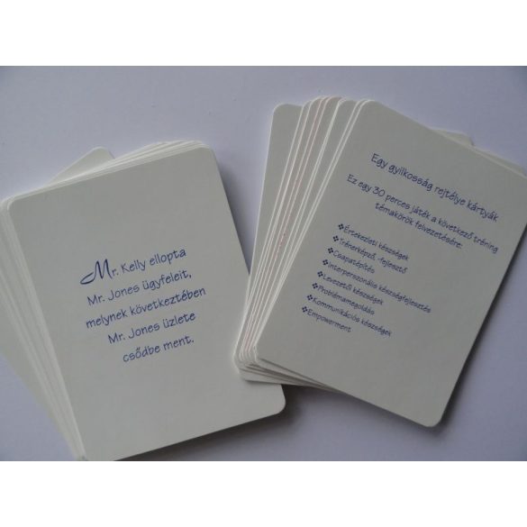 Egy gyilkosság rejtélye kártyák javított kiadás