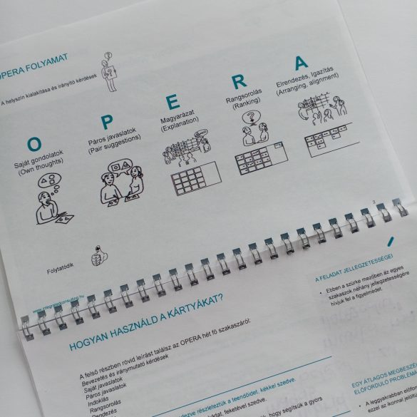 OPERA kártyák - spirálzott A5 formátum