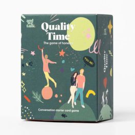 Körvonal Quality Time kártya - angol nyelvű