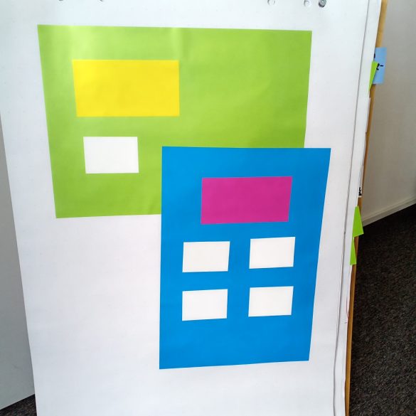 Symbio Flipchart B3 kék