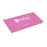 Estatics L elektrosztatikus kártyatömb 200 x 100 mm, 100 lap - pink
