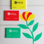 Estatics M elektrosztatikus kártyatömb 100 x 70 mm, 100 lap - kék