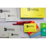 Estatics M elektrosztatikus kártyatömb 100 x 70 mm, 100 lap - barackszín