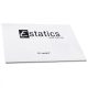 Estatics A5 méretű elektrosztatikus kártyatömb 210 x 148 mm - 50 lap, fehér