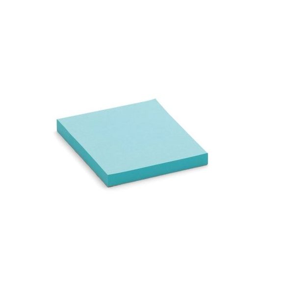 100 Square Stick-It X-tra Cards, blue