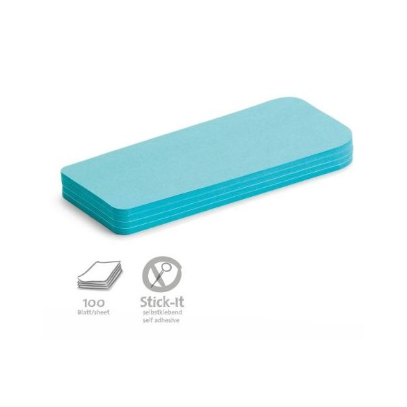 Stick-It Statement Öntapadós moderációs kártya állítás 100 db kék