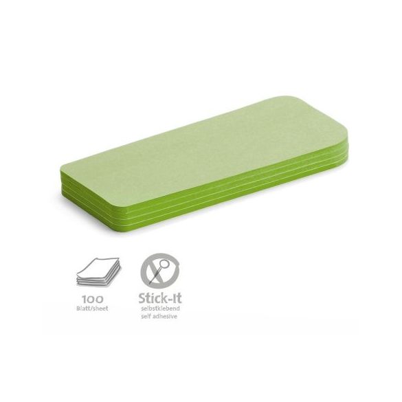 Stick-It Statement Öntapadós moderációs kártya állítás 100 db zöld