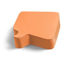 250 Bubble Pin-It Cards, orange