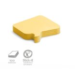 Stick-It Bubble Öntapadós moderációs kártya buborék 100 db sárga