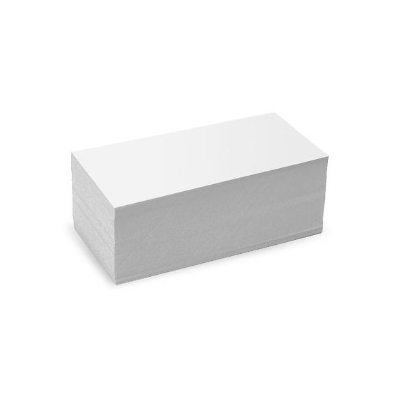  Téglalap Pin-It 9,5x20,5 cm moderációs kártya fehér 500 db