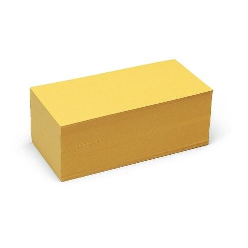  Téglalap Pin-It 9,5x20,5 cm moderációs kártya sárga 500 db