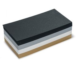   Téglalap  Pin-It 9,5x20,5 cm moderációs kártya 500 db - fekete/bézs/szürke/fehér