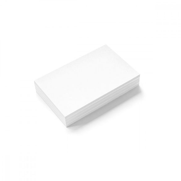 Stick-It Mini Téglalap öntapadós moderációs kártya 100 db fehér 