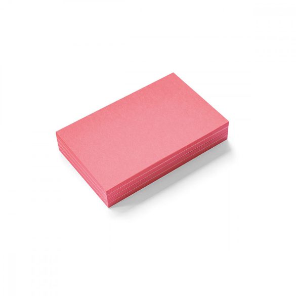 Stick-It Mini Téglalap öntapadós moderációs kártya 100 db piros