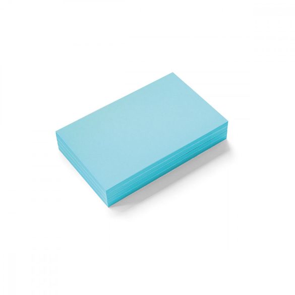 Stick-It Mini Téglalap öntapadós moderációs kártya 100 db kék