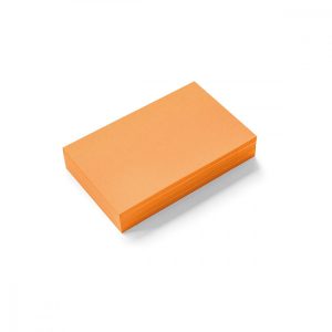 100 Mini Rectangular Stick-It Cards, orange