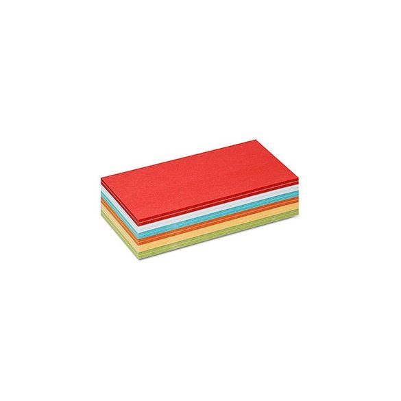 300 Rectangular Stick-It Cards, assorted colours