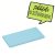 Stick-It X-tra Téglalap 9,5x20,5 cm öntapadós moderációs kártya 100 db kék
