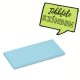 Stick-It X-tra Téglalap 9,5x20,5 cm öntapadós moderációs kártya 100 db kék