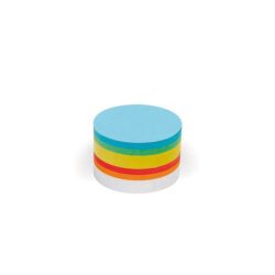 250 Small Circular Pin-It Cards, assorted colours