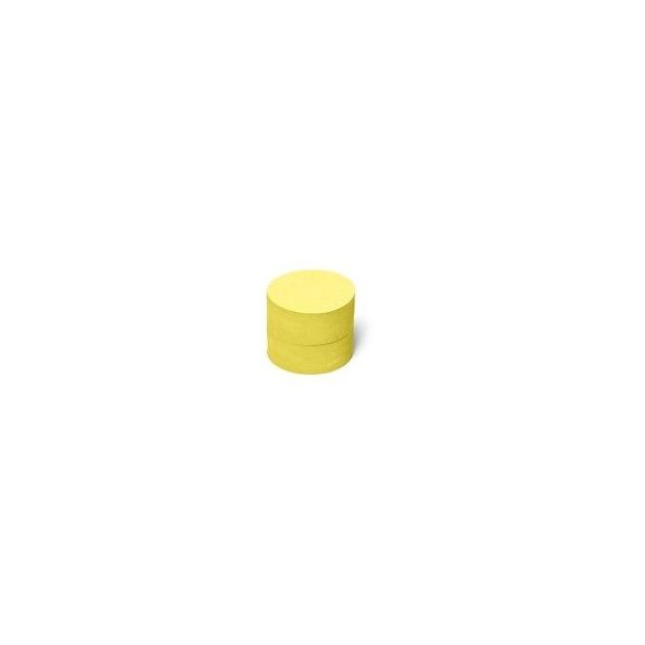 500 Small Circular Pin-It Cards, yellow