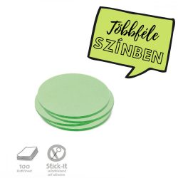   Stick-It Kiskör 9,5 cm öntapadós moderációs kártya 100 db zöld