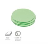 Stick-It Kiskör 9,5 cm öntapadós moderációs kártya 100 db zöld