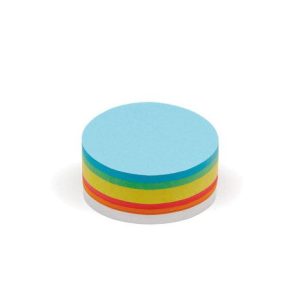 250 Medium Circular Pin-It Cards, assorted colours