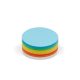 250 Medium Circular Pin-It Cards, assorted colours