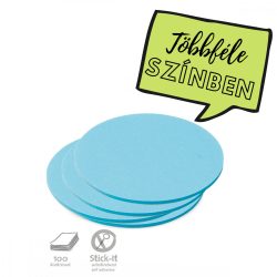  100 Medium Circular Stick-It Cards, blue