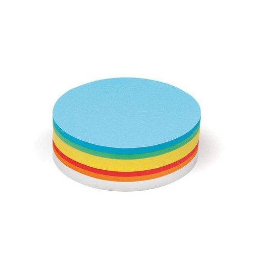 250 Large Circular Pin-It Cards, assorted colours