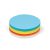 250 Large Circular Pin-It Cards, assorted colours