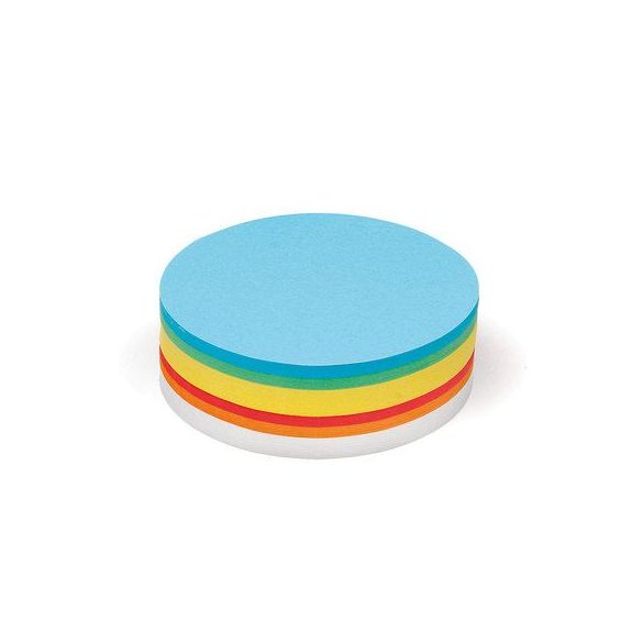 250 Large Circular Pin-It Cards, assorted colours