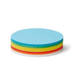 250 Oval Pin-It Cards, assorted colours