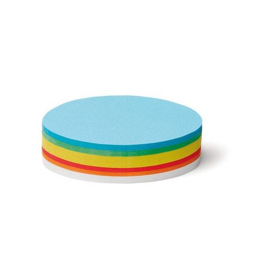 250 Oval Pin-It Cards, assorted colours